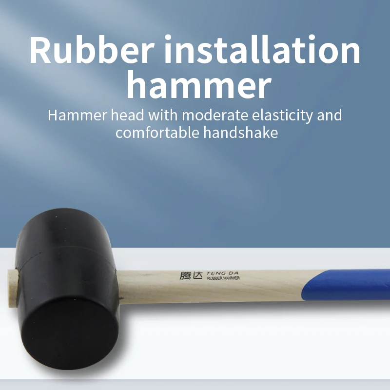 OEM настраиваемый стальной молоток с ручкой из массива дерева для украшения керамической плитки и установки пола 16 унций