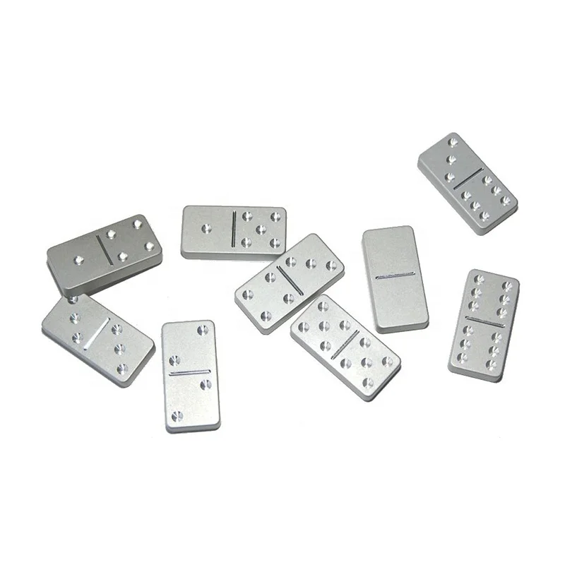 Портативное алюминиевое мини-домино для путешествий с логотипом на заказ