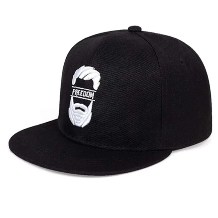 F-1021 Fashion Spring Summer Beard Old Man Embroidered Dad Hat Women Men Snap Back Baseball Cap Adjustable Cotton Trucker Hat