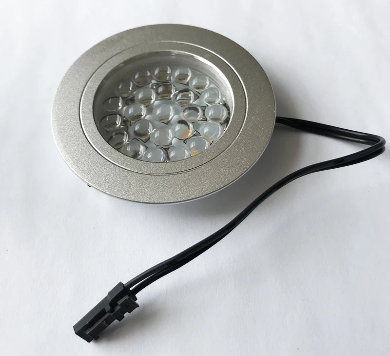 12V Recessed Mount Mini LED Caravan Lights 2W 180LM 55mm Cut Out