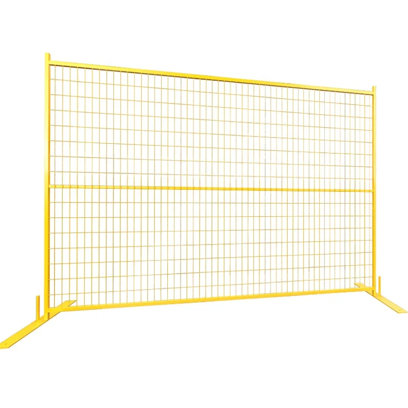 High Quality Temporary Construction Barrier Safety Heavy Duty Removable Iron Fence factory