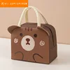 Orso bruno in stile cartone animato