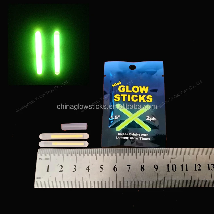 mini glow stick fishing float small