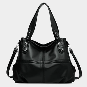 Wholesale Top High Quality Women's Vintage Fashion PU Handbag Single Strap Winter Autumn Chains Large Capacity Messenger Bag