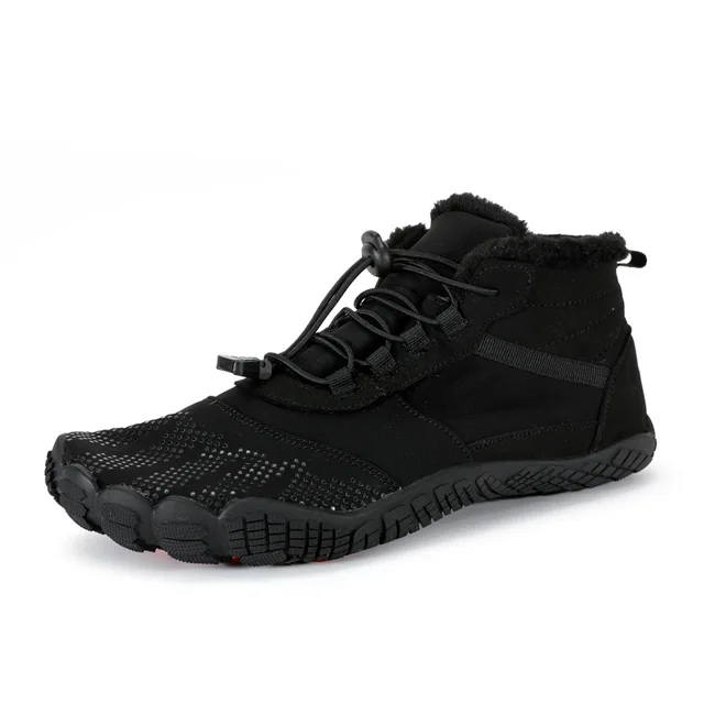 Men's & Women's Winter Outdoor Fleece-Lined Hiking Boots  Cotton Sports Shoes Waterproof Trekking Shoes Non-Slip Thickened