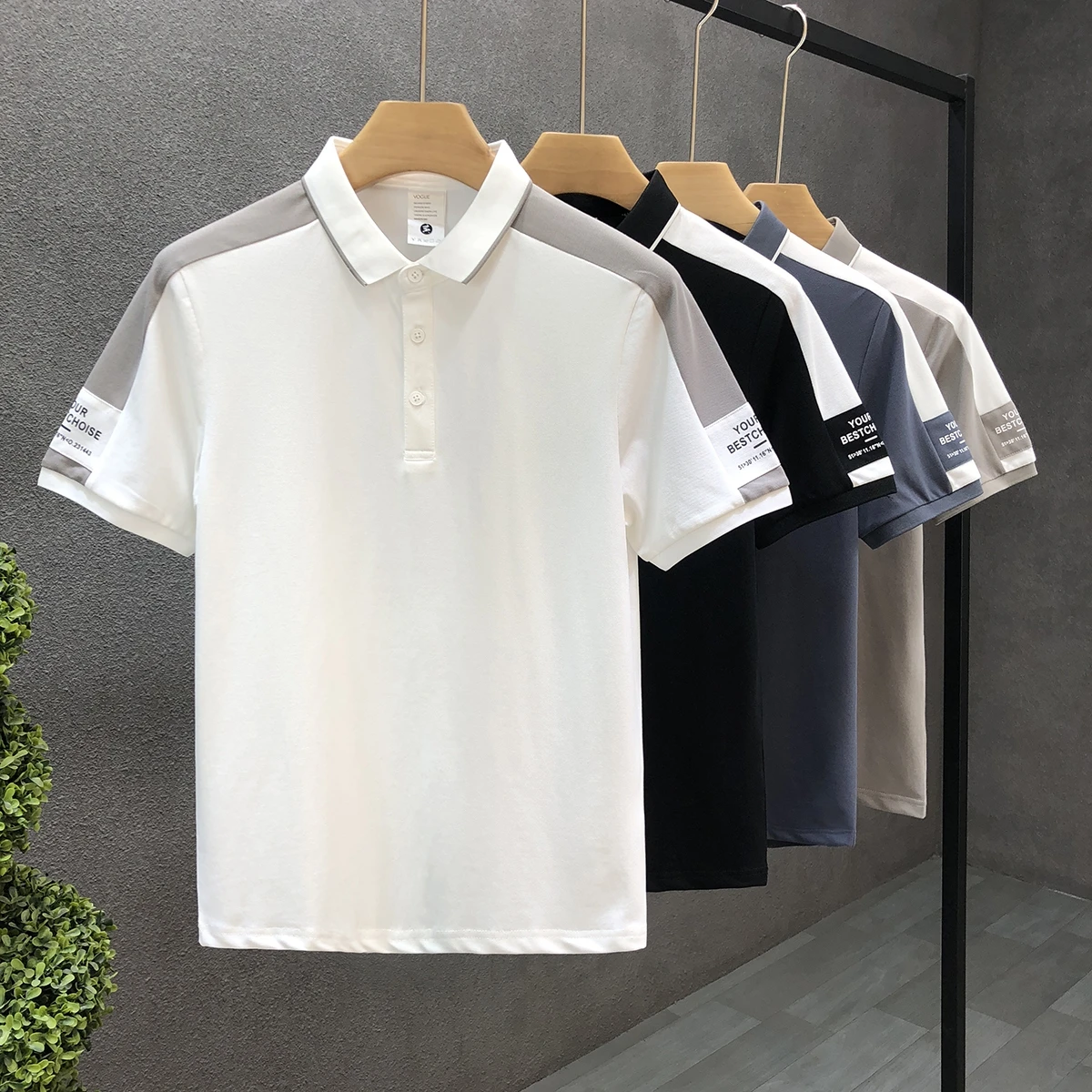 Custom Design Your Own Brand Polo Shirt Short Sleeve Men's 100 Cotton