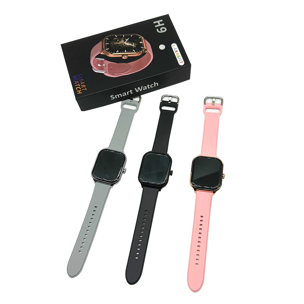 New Arrival H9 Smartwatch with Health Monitoring Sport Exercise Heart Rate  BT Call Waterproof with IP67 Level Private Model