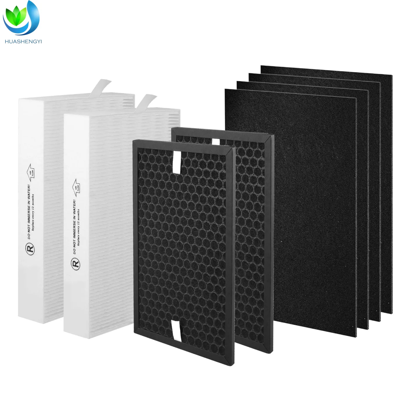 High Efficiency Air Purifier Filter 0.3um 99.97% Replacement for Honeywell Air Purifiers (HPA5100/HPA5150/HPA3100) HEPA(H13)