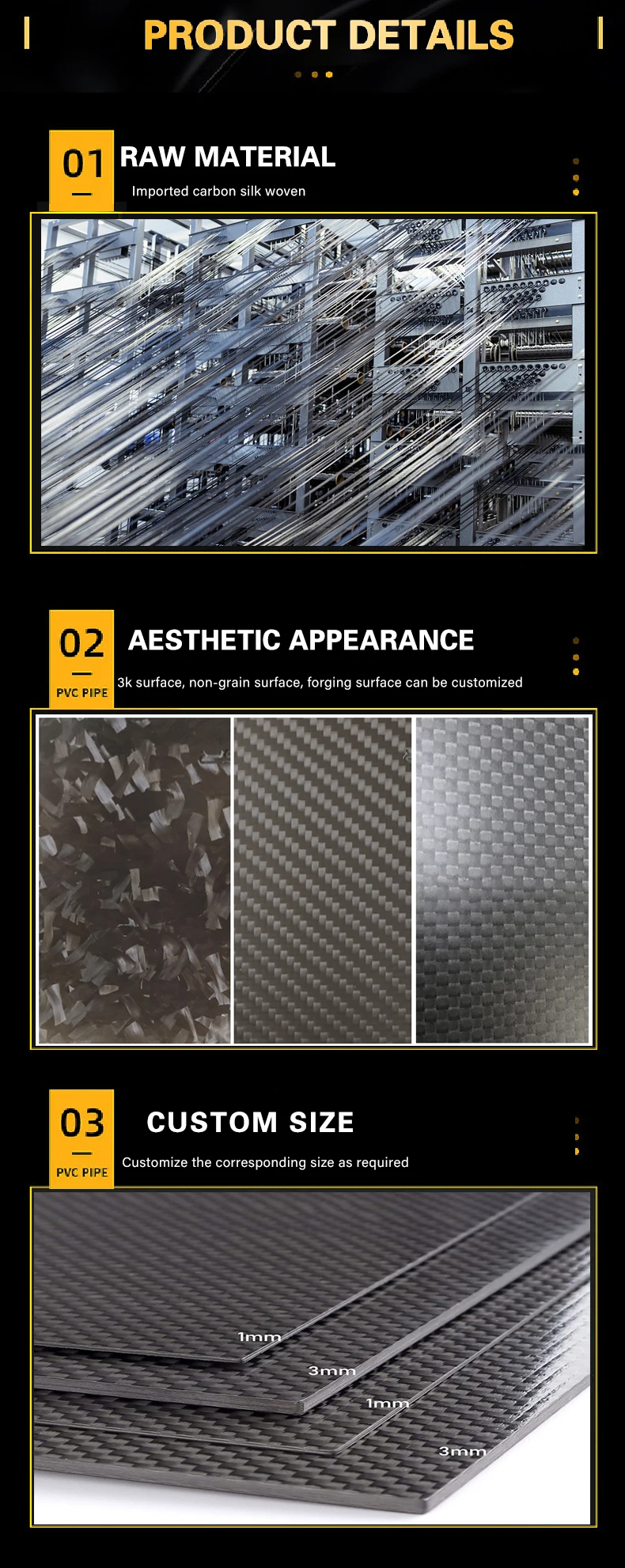 Carbon Fibre Sheet Carbon Composite 3k 2m Carbon Fiber Buy 3mm Carbon