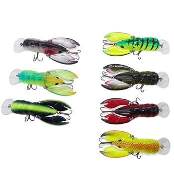 Fishing Lure Crawfish Lobster 9g Hard Plastic Bionic Fish Bait Durable ABS Body Jointed Claws for a Realistic Action – Hard Lure – view 2