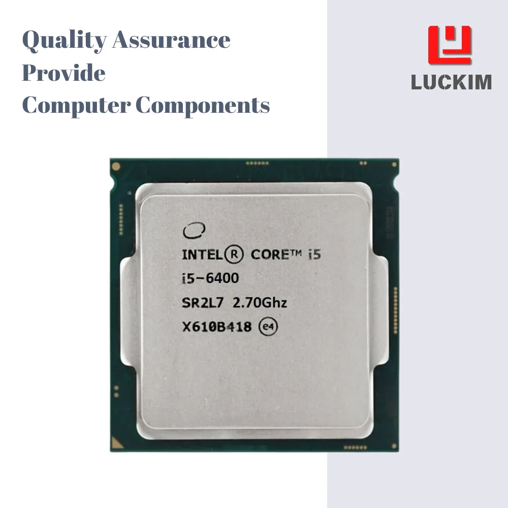 Intel Core i5-6400 Processor - 4 Cores, 4 Threads, 2.70GHz Base
