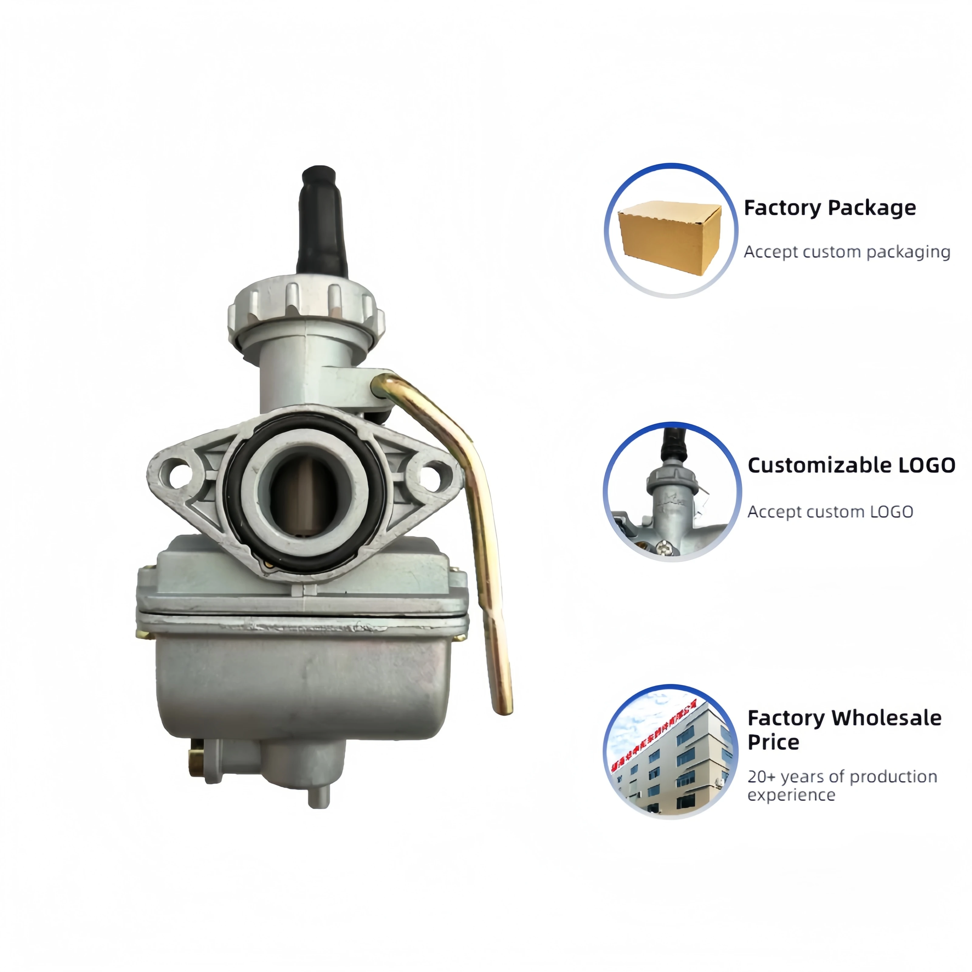 High Quality Motorcycle Parts CD70 Ruixing Carburetor for Motorcycle Dirt Bike Japanese Carburetor