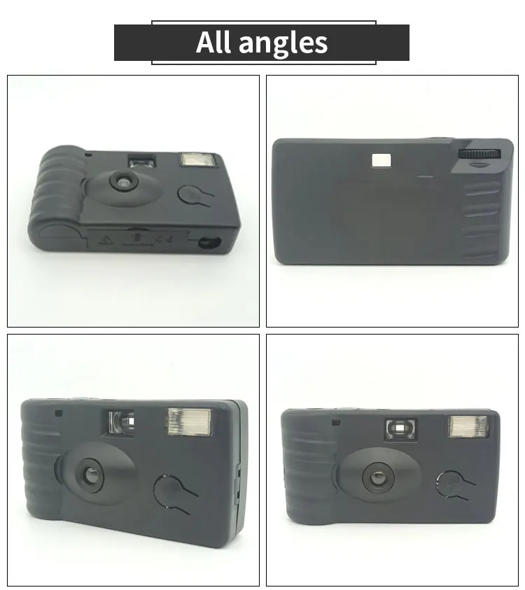 Vintage 35mm Disposable Camera White Digital Fixed Focus Film Single