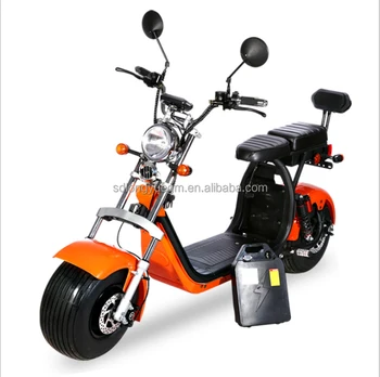 2 Wheel 1500W 60V Lithium Battery Self Balancing Chopper Electric Scooters Citycoco EEC COC Electric Motorbikes for Adults