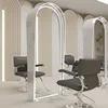 Light luxury-minimalist double-sided mirror white