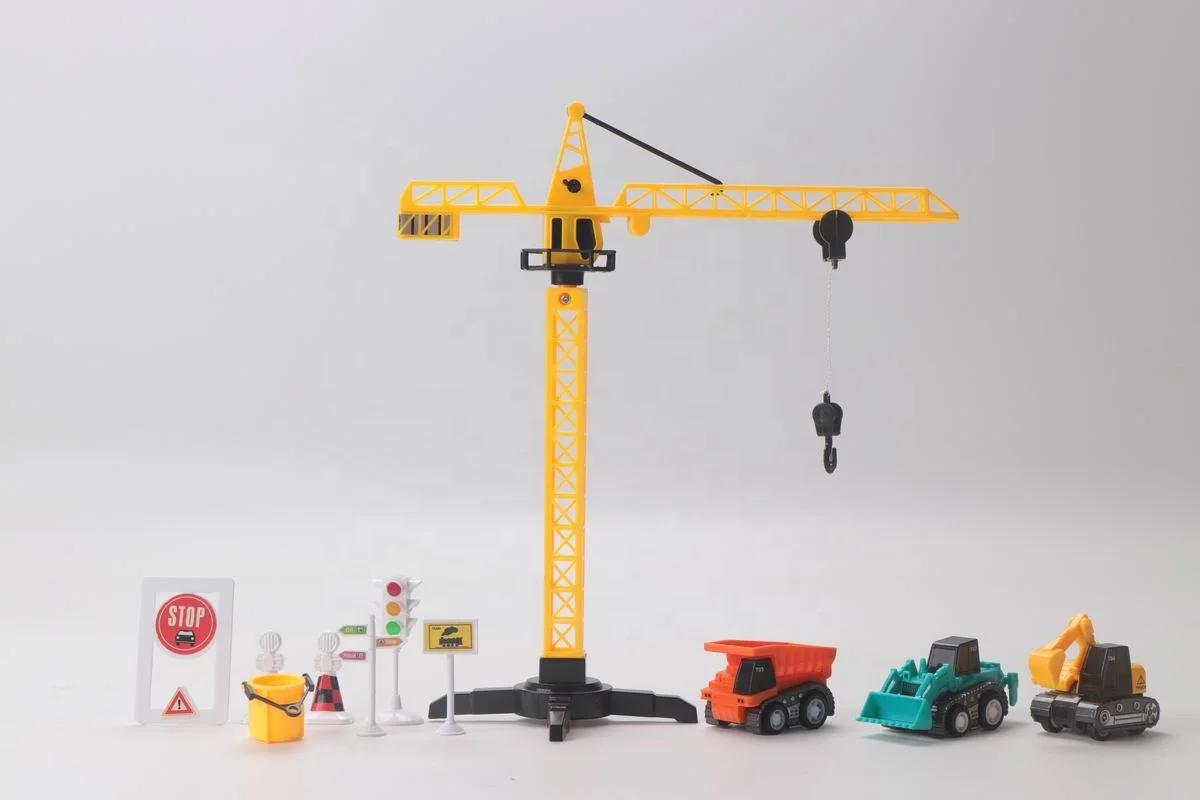 Пластиковый игрушечный автомобиль 4,5 см, сплошной цвет, набор для строительства автомобиля