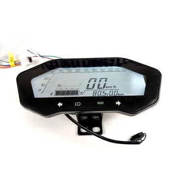 Motorcycle multifunction electronic instrument velocimeter  liquid crystal display instrument 60v-120v