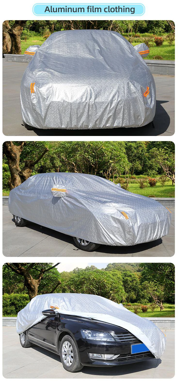 Universal Car Cover Waterproof Windproof Sun Protection Car Cover