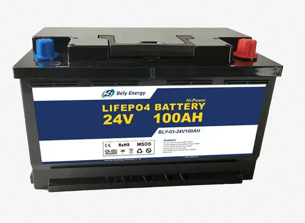 Energy Storage Battery 24V 50AH with Bluetooth App and Self Heating