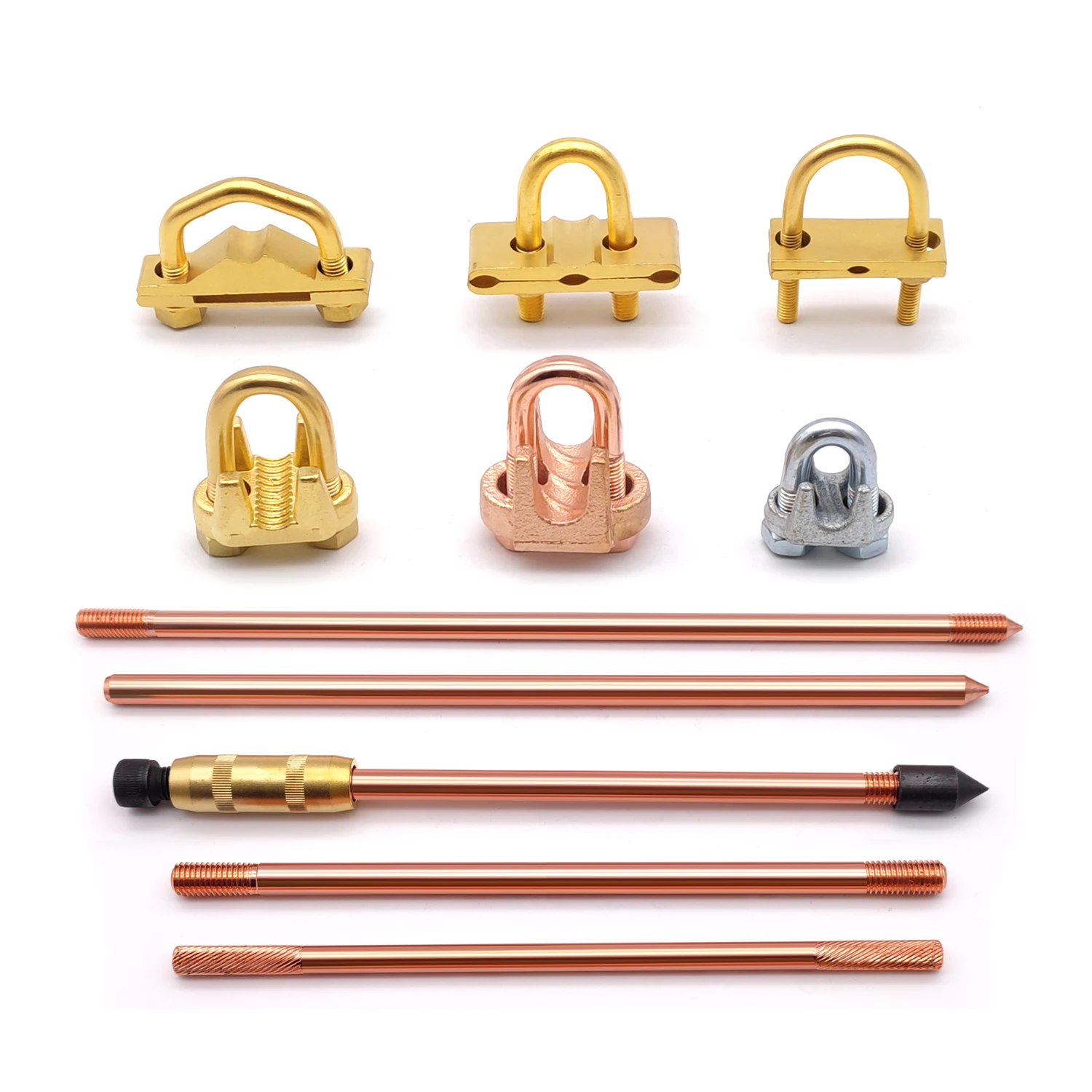 Welding Ground Earth Rod Clamp For Ul Lisetd Earthing Electrodes Holder