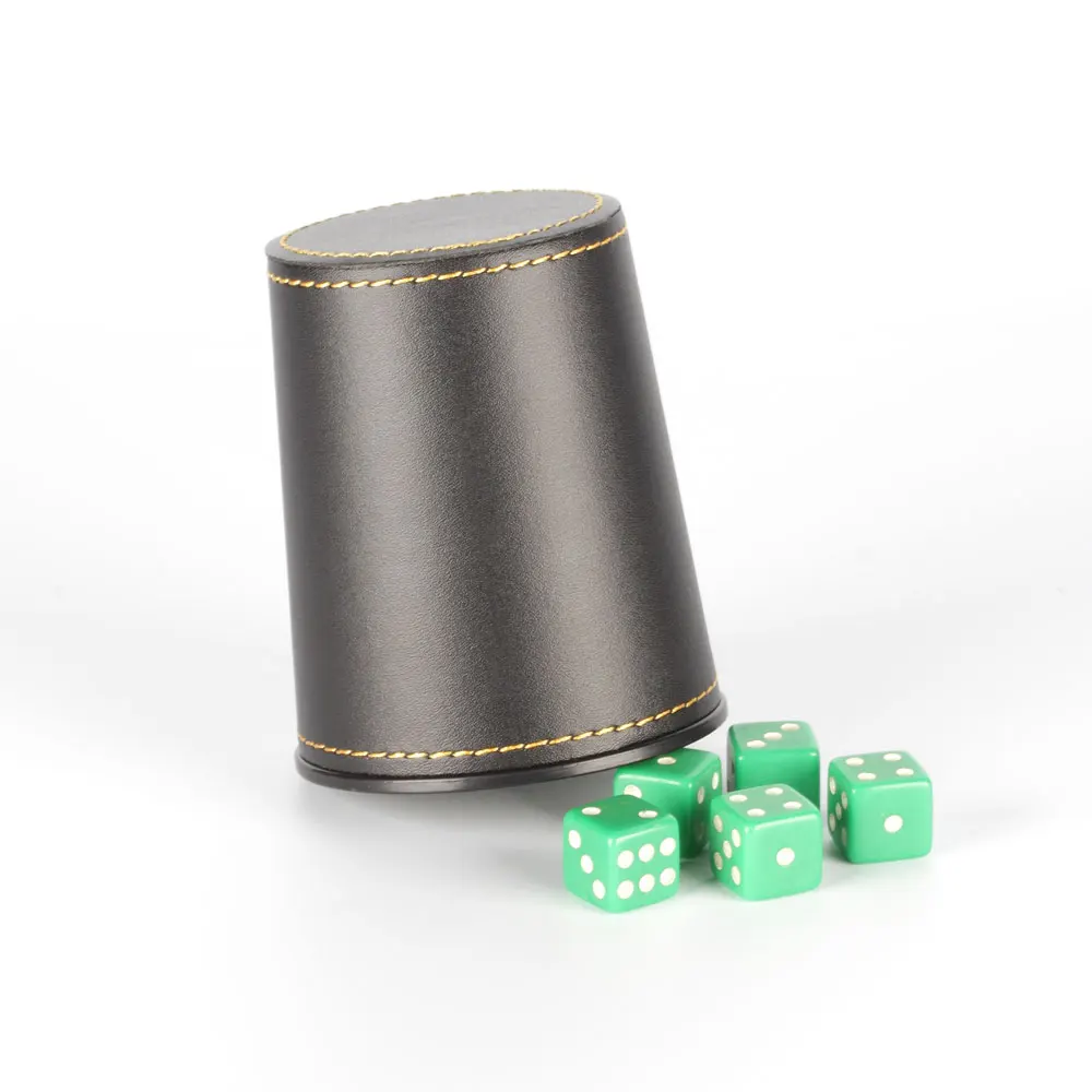 Wholesale Bulk Custom Leather Dice Shaker Cup For Yahtzee Games Dice Cup Buy Bulk Dice Cup