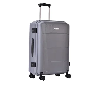 3 PCS Rolling Carry on Luggage Sets PP Traveling Trolley Suitcase with Large Capacity Fashion Design Hand Luggage
