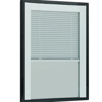 Internal integrated blinds Double glass venetian blinds Aluminium magnetic window blinds