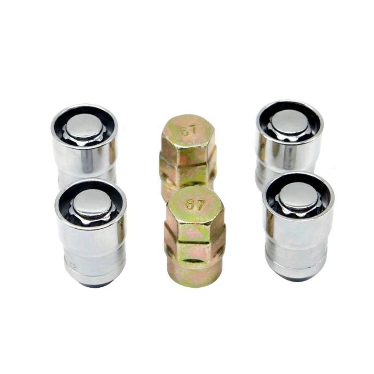 Customizable Packaging Wheel Lock Nut M12 x 1.5 M12 x 1.25 Car Wheel Lug Nut 35mm Chrome Steel Lug Nuts manufacture