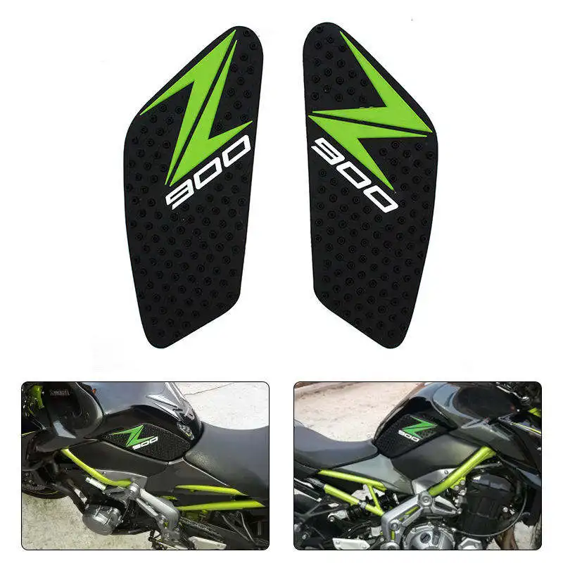 Motorcycle for Kawasaki Z 900 Protector Anti Slip Tank Pad Sticker Gas Knee Grip Traction Side 3M Decal Z900 Star-Trade-Inc 