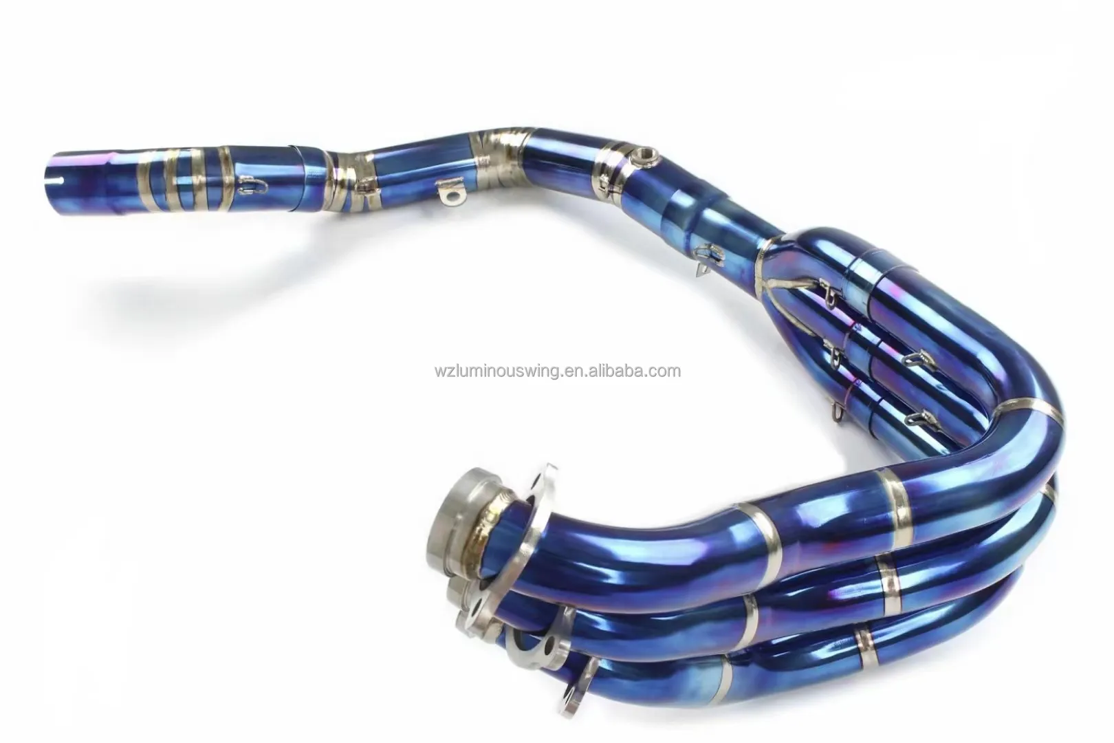 Stainless Exhaust Motorcycle Exhaust System For Kawasaki Z900 2017 2018