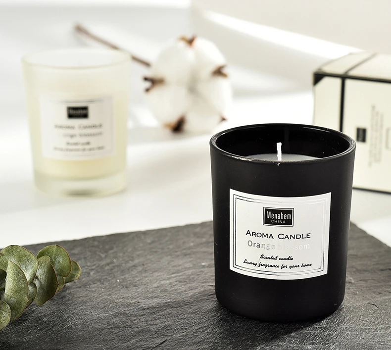 Custom Candles Scented Candle Set With Logo Soy Scented Candles Luxury