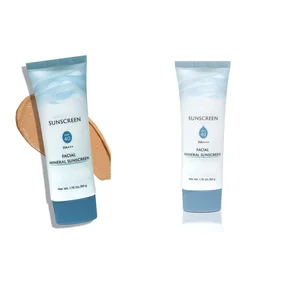 Tizil Non-tinted Broad Spectrum 1.75 Oz/50g SPF 40 PA++++ with Antioxidants  Facial Mineral Cream and Primer