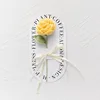 Rose-yellow-transparent tote bag