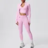 Pink jacket+pants+bra