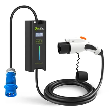 Zencar 32A GB/T EV charger 7KW mobile electric car charger with GB/T connector for Chinese electric car BYD