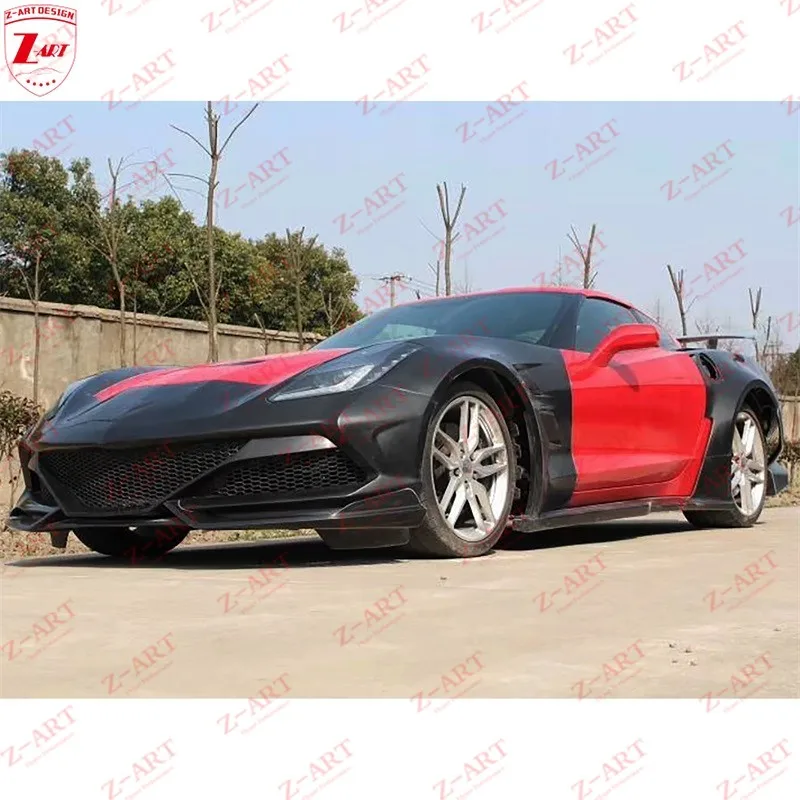 Zart Wide Bodykit For Chevrolet Corvette C7 Wide Tuning Body Kit For