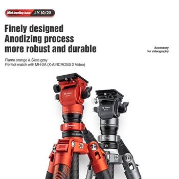 Fotopro 360 Degree Adjustable Rotating Base Tripod Leveling Adjustment Base Camera Mini Portable Camera Tripod Leveling Base detail image