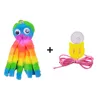 Orange Octopus Cat Toy