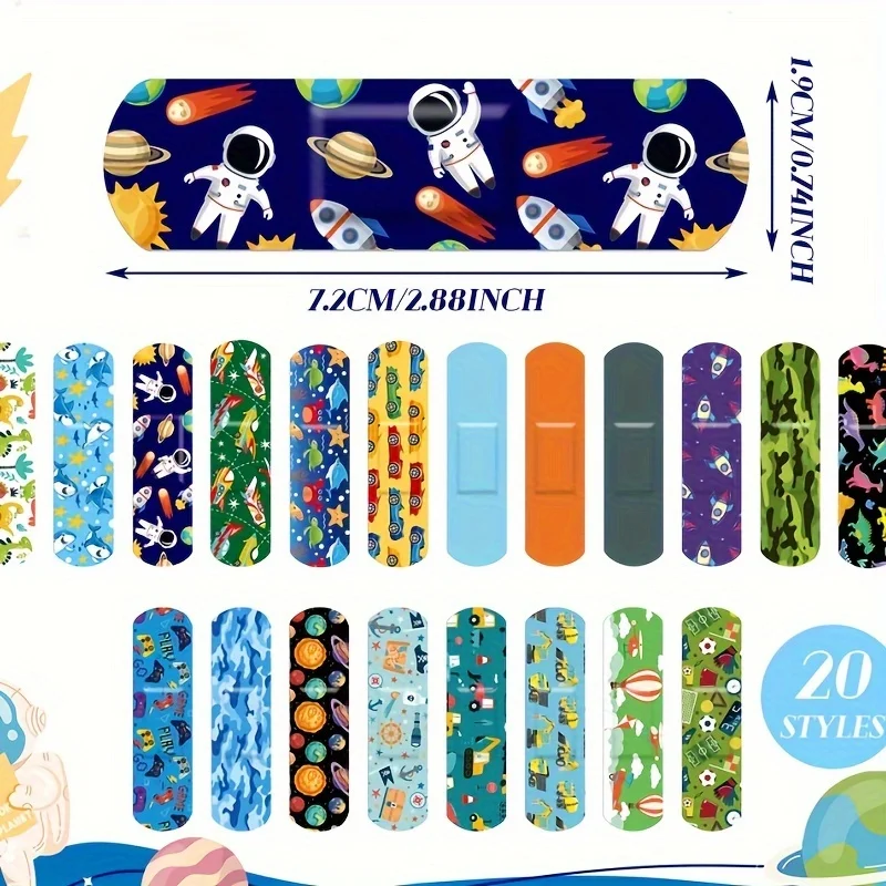 Generic Luminous Bandages Adhesive Set Glow-in-The-Dark Band Aid in Collectible Tin