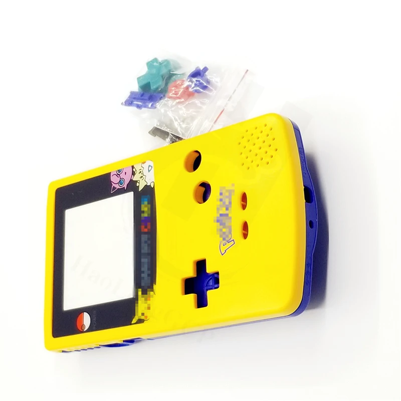 Игровой чехол «сделай сам» для P0kem0n Ограниченная серия желтая синяя оболочка Корпус Сменный Чехол Gameboy цвет