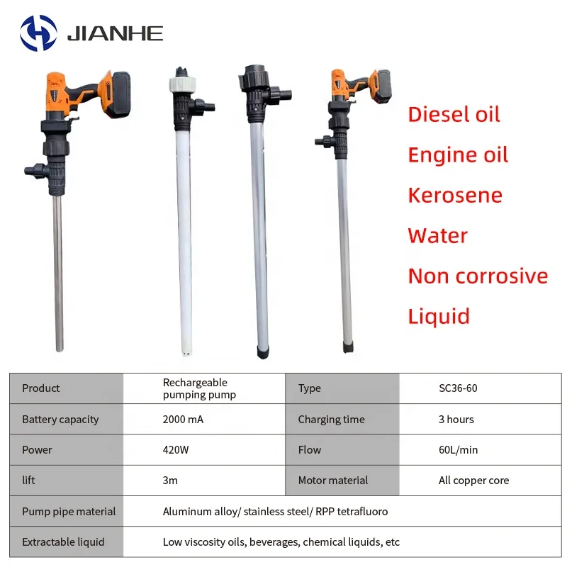 Multi-style Electric Portable Transfer Barrel Pumps Oil Drum Pump