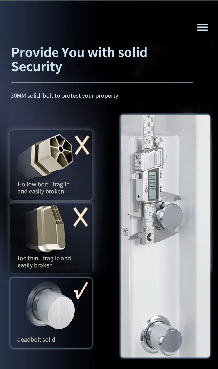 CEQSAFE Custom 2 Hour Fireproof Home Deposit Security Money Fireproof Safe Box details