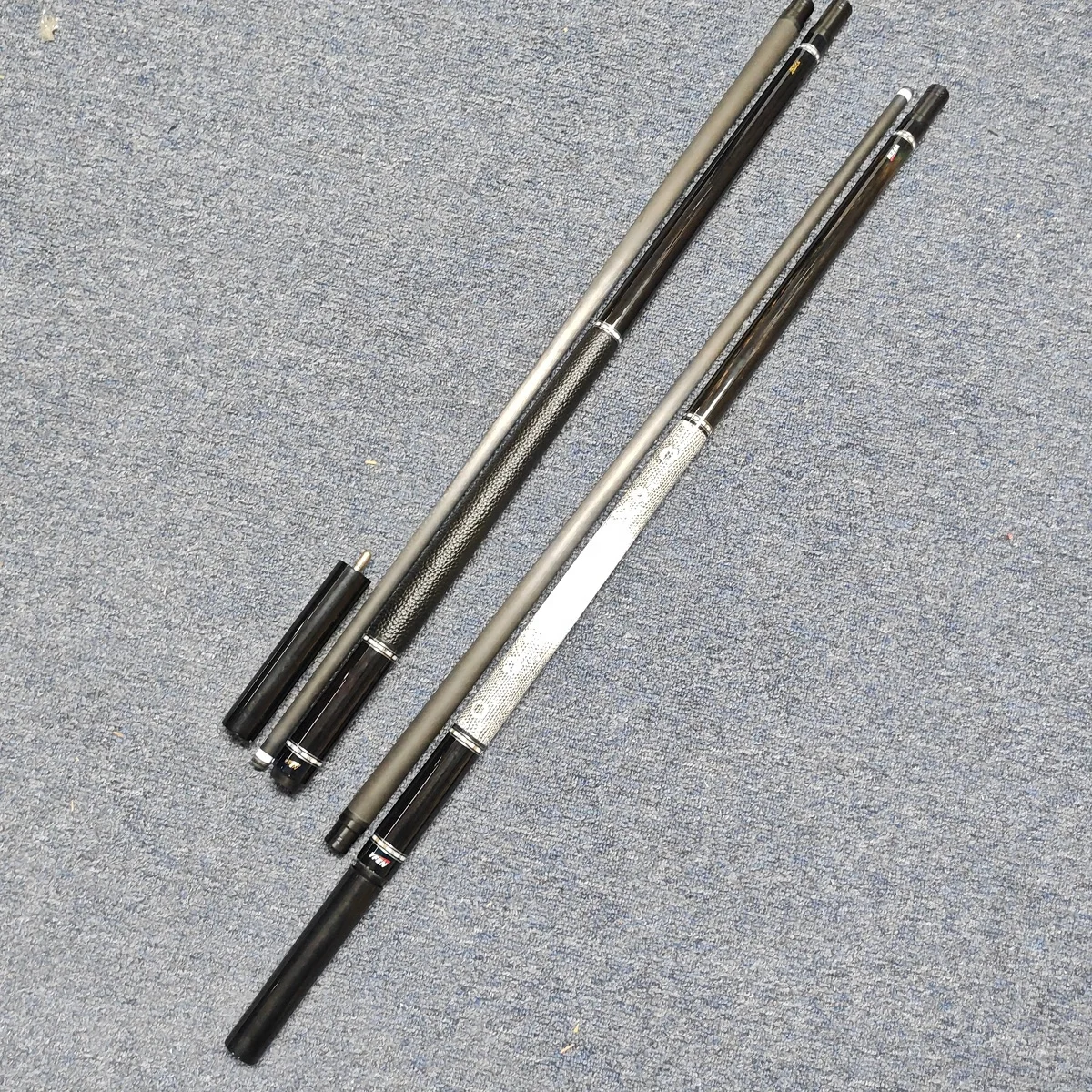 ビリヤード Yfen Carbon Fiber Cue Wavy Joint Cuetec Cynergy 15K 18 Thread Joint Carbon Fiber Shaft