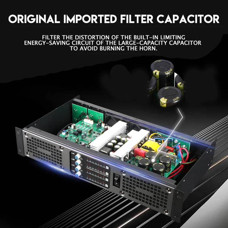 DA4600 DA2600 600 Вт * 4 2 профессиональные 4-канальные цифровые 10000 усилители мощности аудио 2-канальный