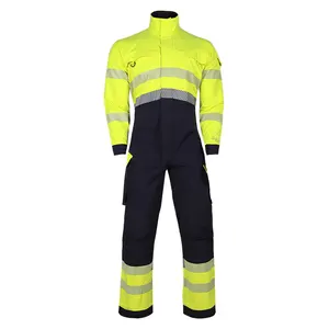 Factory Supply Oil and Gas Worker Fire Retardant Coverall Fire Retardent Cloth FR Coverall