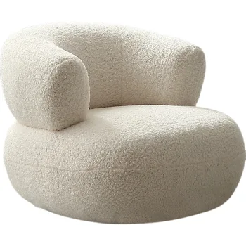 Fabric leisure armchair lazy luxury chair lounge chair salon new design velvet living room bedroom furniture