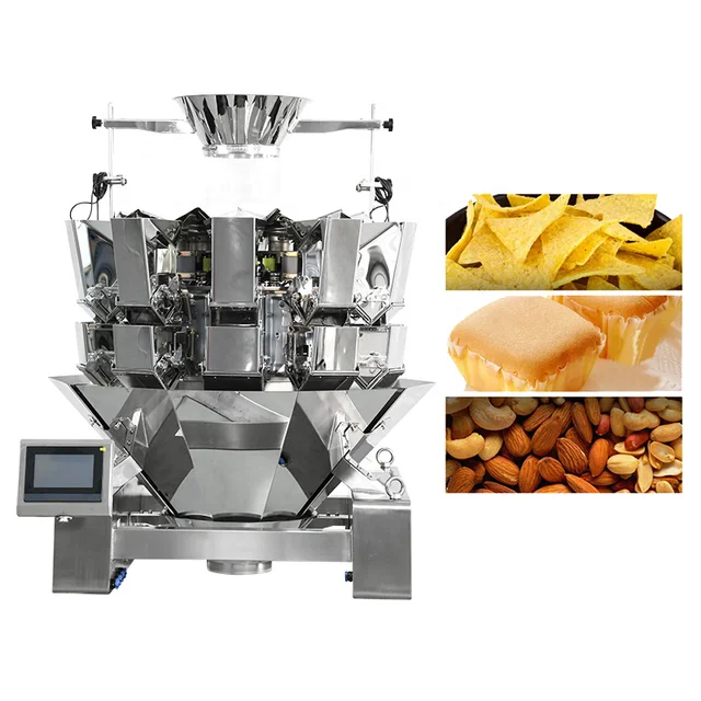 multihead weigher multi-function packaging machines hardware candy coffee beans packaging automatic weighting packaging machine