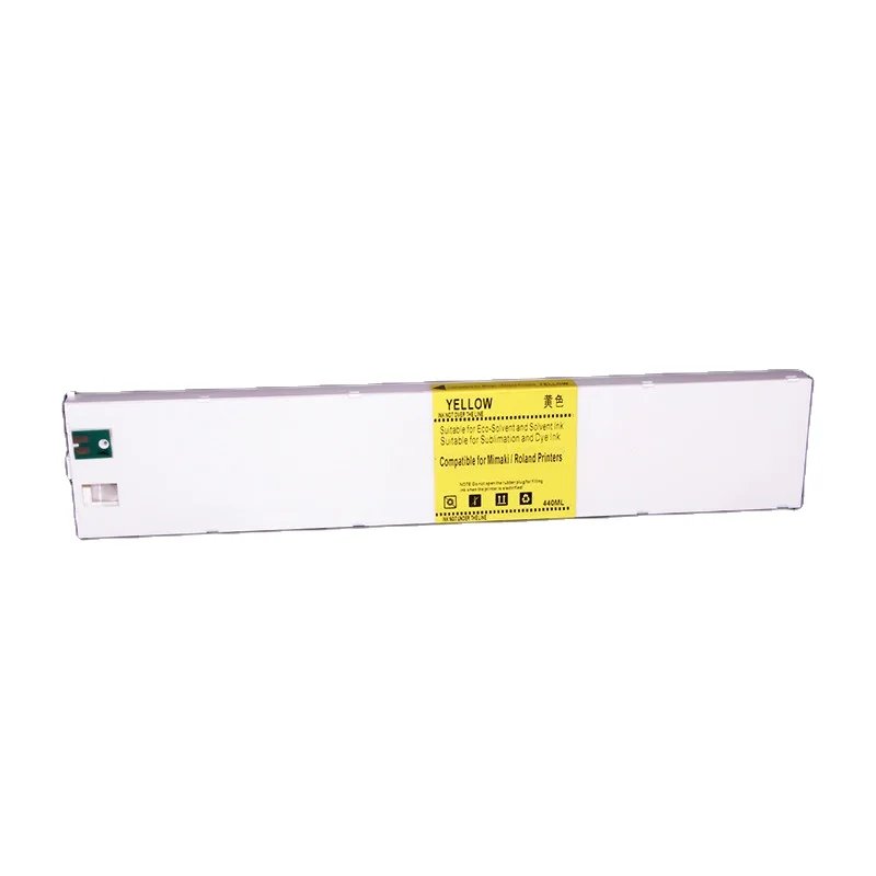 Ocbestjet Eco Sol Max совместимый чернильный картридж 440 мл 4 вида цветов для Roland RF 640 млрд 20 RS-540 VS-640 полный тест печати принтера