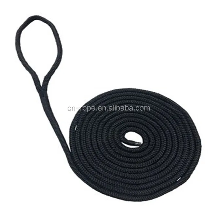 factory price mooring braided nylon polyester pp dock mooring rope