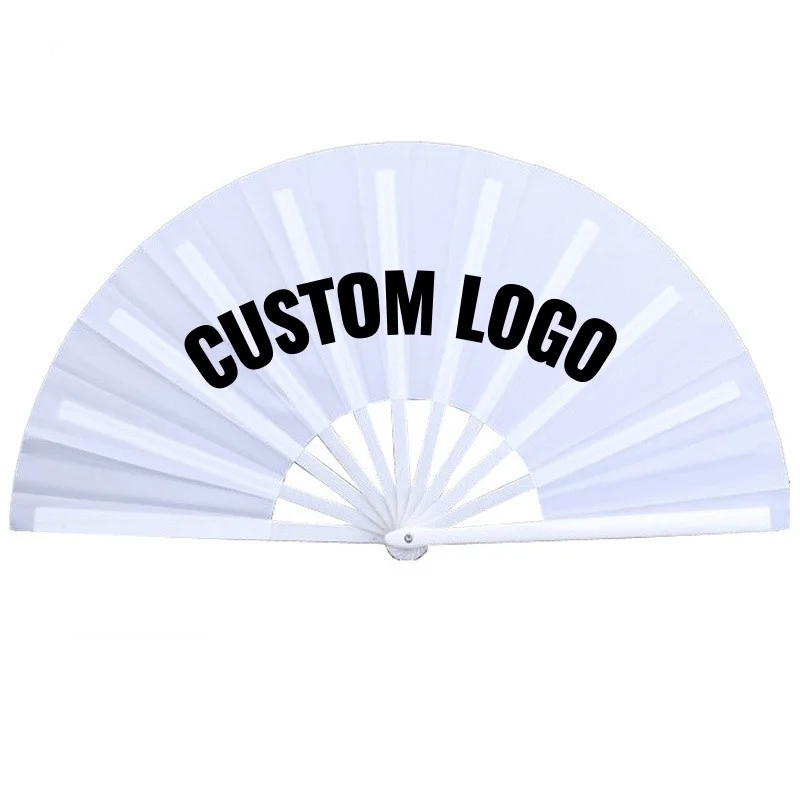 Custom France National Flag Foldable Hand Fans, Lightweight Durable Fans For Sport Events & Large Scale Sports Activities_voghion.com